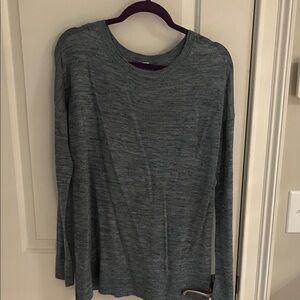 lululemon athletica Women's Crew Neck Sweater in Heather Slate Blue